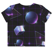 ✧ Galaxy Grid Crop Tee ✧