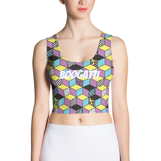 ✧ Pop Art Purple Crop Top ✧