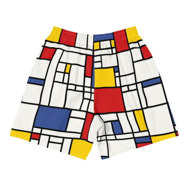 ✧ Mondrian Men's Athletic Long Shorts ✧