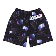 ✧ Galaxy Grid Men's Athletic Long Shorts ✧