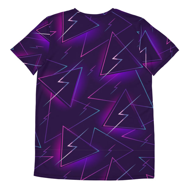 ✧ Electric Soul All-Over Print Men's Athletic T-shirt ✧