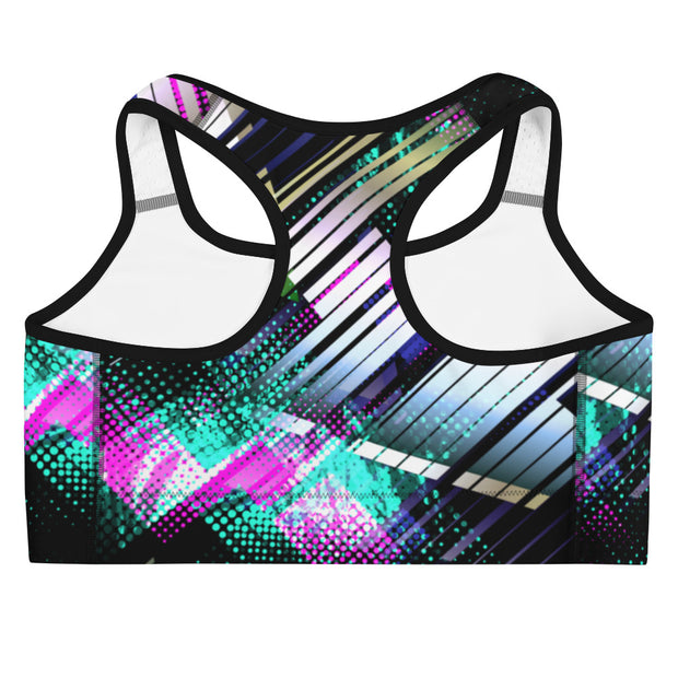 ✧ Neon Black Sports Bra ✧