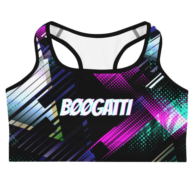 ✧ Neon Black Sports Bra ✧