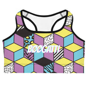 ✧ Block Party Purp Sports Bra ✧