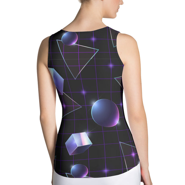 ✧ Galaxy Grid Women's Tank Top ✧