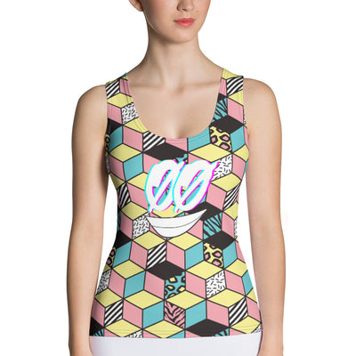 ✧ Block Party Pastel Women's Tank Top ✧