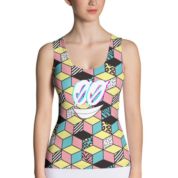 ✧ Block Party Pastel Women's Tank Top ✧