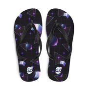 ✧ Galaxy Grid Flip-Flops ✧